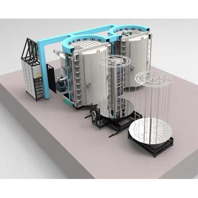 High Ionization Rate PVD Vacuum Titanium Nitride Coating Machine For Stainless Steel Door Frame Lighting Hardware