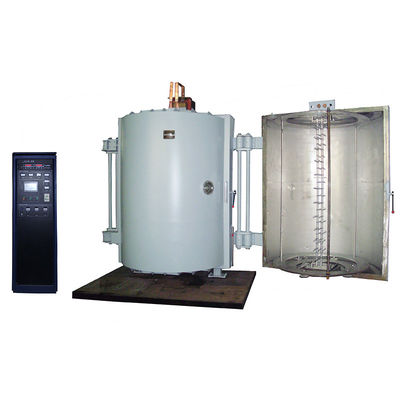 Easy Operation 2 Doors Industrial Evaporation Vacuum Coating Machine For Plastic Golden Silver Metallic Gloss