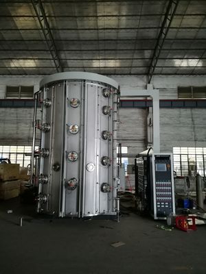Stainless Steel Furniture Gold Titanium Coating Machine , PVD Vacuum Coating Machine