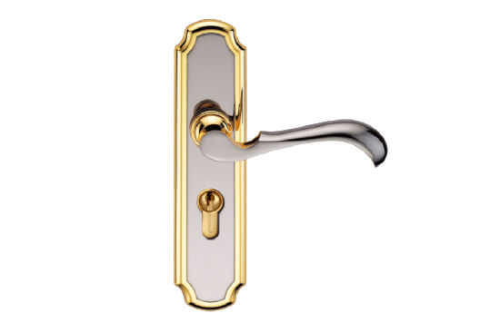 Exclusive metallic surface finishes made by PVD machine upgrade door lock texture, matching villa, apartment and engineering decoration design demands