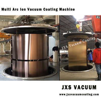 High Efficiency Stainless Steel Sheet Plate Gold Rose Gold Black Color PVD Vacuum Coating Machine