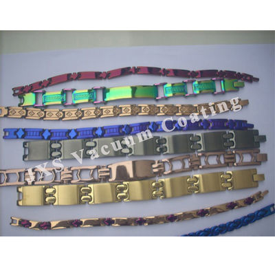 Bright Color Easy Operation Stainless Steel Watch Case Band Strap Jewelry Gold Black Color Vacuum Ion Plating Machine