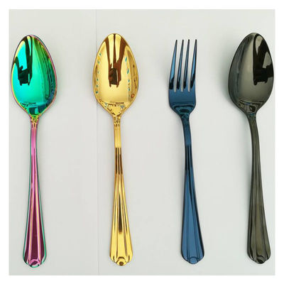 High Efficiency Stainless Steel Spoon Fork Multi Arc Ion Vacuum Coating Machine For Golden Rose Gold Black Blue Color