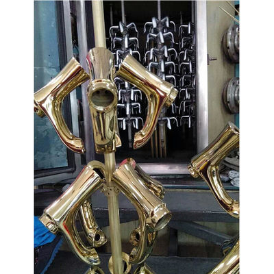 Large Output Brass Zinc Alloy Water Tap Faucet Vacuum PVD Gold Plating Machine