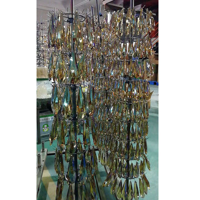 Dongguan Lvdi High Efficiency Glass Crystal PVD Vacuum Coating Equipment For Golden Silver Rose Gold Black Rainbow Color