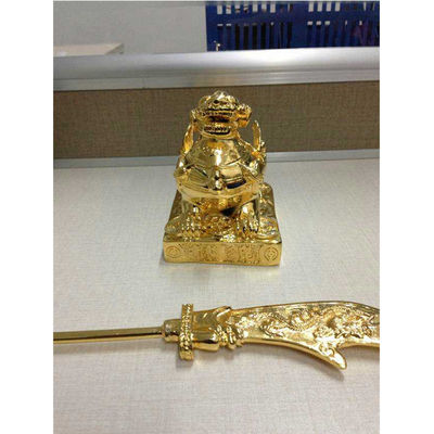 Stainless Steel Bucket Artwork PVD Vacuum Titanium Nitride Coating Machine For Golden Color