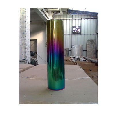 Large Capacity Stainless Steel Car Motorcycle Pipe Tube Vacuum Plasma Coating Equipment For Rainbow Blue Color
