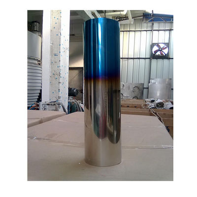 Customized Chamber Size Stainless Steel Motorbike Automobile Exhaust Pipe PVD Vacuum Coating Machine