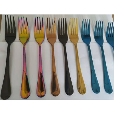 High Efficiency Stable Operation Stainless Steel Fork Spoon Knife PVD Coating Machine For Rose Gold Blue Green Color