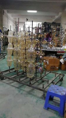 High Efficiency Glass Cup Silver Gold Red Color Vacuum PVD Coating Machine In Dongguan