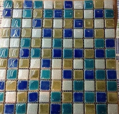 Colorful Glass Mosaic PVD Vacuum Coating Machine Customized Size