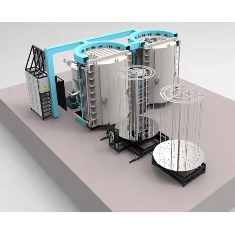 High Ionization Rate PVD Vacuum Titanium Nitride Coating Machine For Stainless Steel Door Frame Lighting Hardware