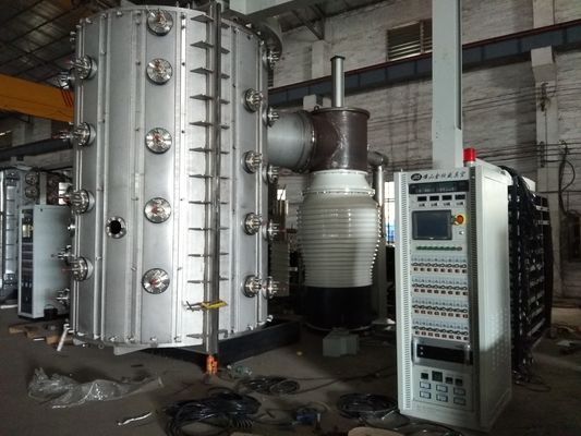 Vertical Front Door Furniture Stainless Steel PVD Coating Machine